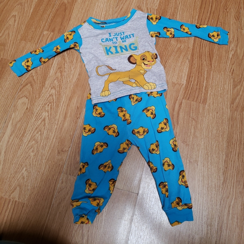 Lion King 2 Piece PJ's 18 Months